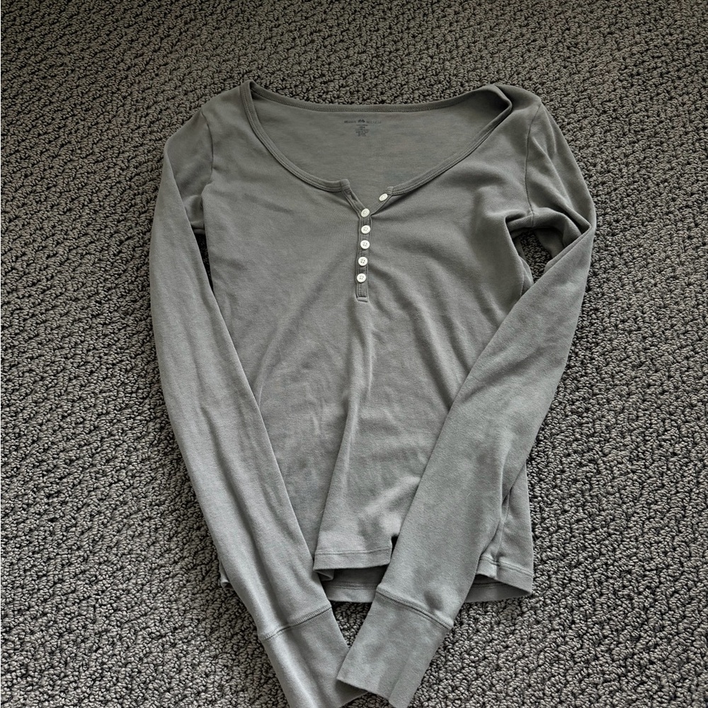 Brandy Melville Long Sleeve - Dark Grayish